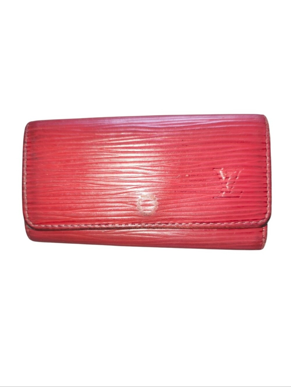 Louis Vuitton Vintage Red Epi Leather Key Pouch